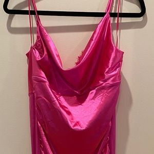 Vici Collection NWOT Fuchsia Satin Dress